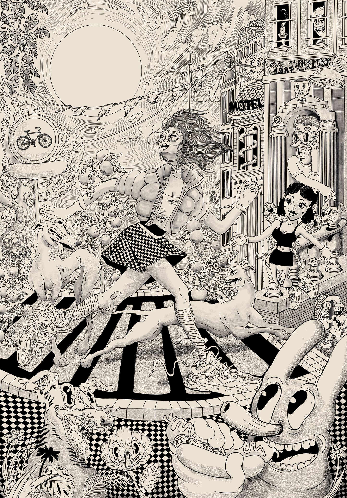 Pomarańczarka — Fabriano 50 × 70 cm