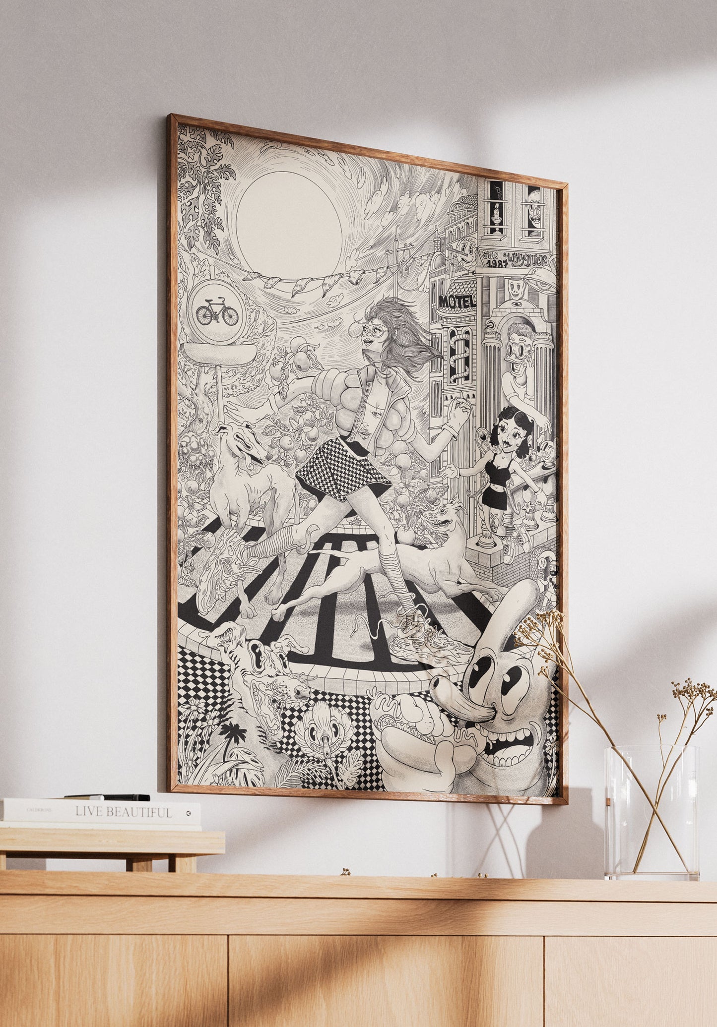 Pomarańczarka — Fabriano 50 × 70 cm