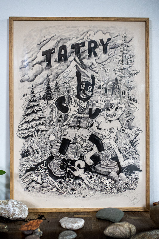 Reksio & Łajdak: Zaginiona Ścieżka 50x70 cm  Papier Fabriano 180 g