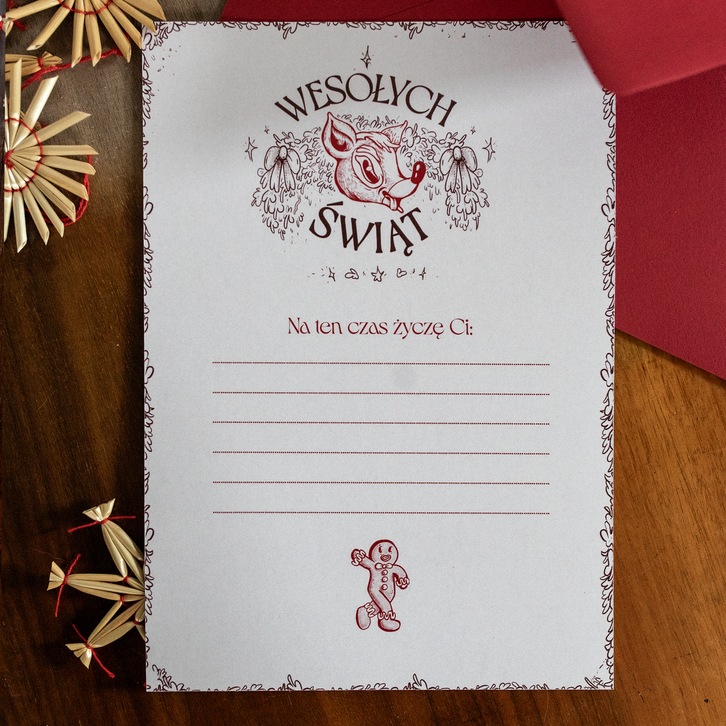 Kartka Świąteczna A6 — Łajdackich Świąt 🎅🔥